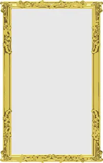 Deserted Gold Frame Drucke: Vector gold frame