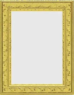 Deserted Gold Frame Drucke: Vector gold frame