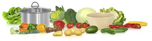 Healthy Meal Options Drucke: Vegetables 330