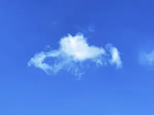 German Cloudy Skies Drucke: Veil clouds, cirrostratus clouds