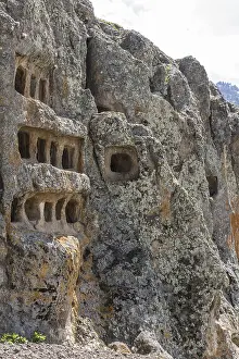 Ancient Civilization Heritage Drucke: Ventanillas de Otuzco tombs, Otuzco