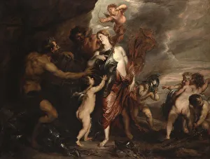 Volcanic Landscape Art Drucke: Venus in the Forge of the Volcano