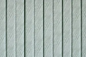 Deserted Office Space Drucke: Vertical blinds on the window of the office