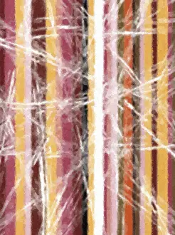 Blue Geometric Pattern Drucke: Vertical stripes background