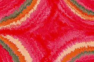 Colorful Patterns Drucke: A vibrant abstract pattern featuring dynamic waves in shades of red