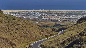 Gran Canaria Landscape Drucke: View from above, view from north