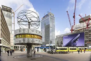 Alexanderplatz Berlin Drucke: View of Alexanderplatz in Berlin
