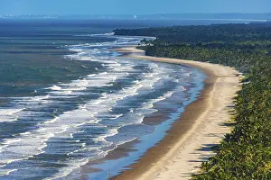 Brazilian Coastal Scenery Drucke: Top view of the beaches of Sargi