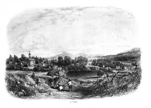 Central European Countryside Scenes Drucke: View of Bethlehem, Pennsylvania