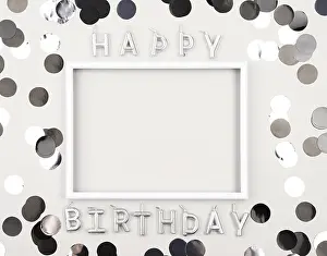 Sweet Treats Celebration Drucke: View birthday decorations with frame