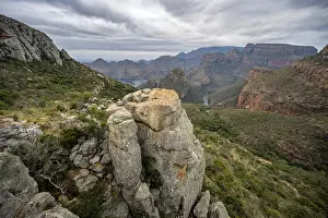 South African Landscape Photography Drucke: View of Blyde River Canyon, Upper Viewpoint