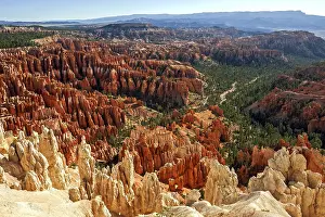 Coloured Rock Formations Drucke: View of Bryce Amphitheater from Bryce Point