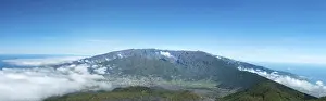 Blue Sky Spain Drucke: View of the Caldera de Taburiente