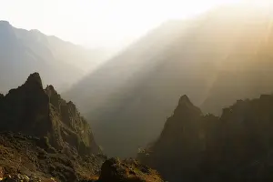 La Palma National Park Drucke: View of the Caldera de Taburiente