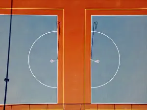 Modern Architecture In Australia Drucke: Top view capturing the vibrant