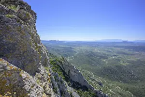 Blick vom Katharerburg Queribus