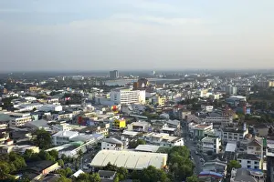 Isan Thailand Tourism Drucke: View over the city from Pullmann Hotel