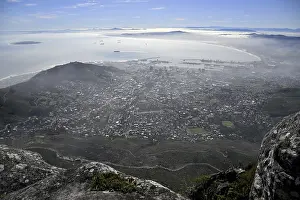Table Mountain View Drucke: View of the city from Table Mountain