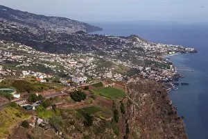 Madeira Portugal Landscape Drucke: View of the cliffs, Cabo Girao