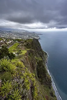 Observation Point In Southern Europe Drucke: View of the cliffs from the viewing platform