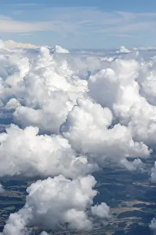 Cloudy Day In Bavaria Drucke: View above the clouds, Bavaria, Germany