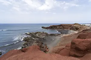 Canary Islands Landscape Drucke: View of the coast and the Atlantic Ocean