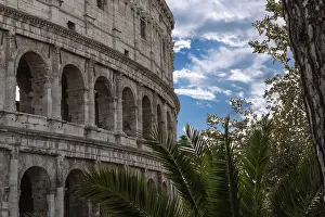 Roman Amphitheatre Drucke: View of the Colosseum or Coliseum