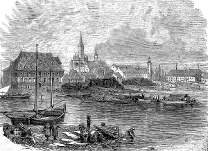 Old Town Constance Germany Drucke: View of Constance on Lake Constance