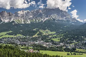 Veneto Italy Landscape Drucke: View towards Cortina d'Ampezzo
