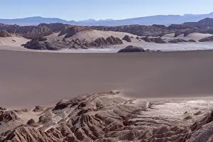 Chilean Desert Landscape Drucke: Side view of the Duna Mayor dune