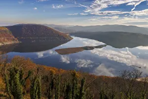 Edersee Lake Germany Drucke: View of Ederstausee, Hesse, Germany