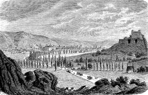 Southern Germany City Portrait Drucke: View of Eichstaett, formerly also Eichstaedt or Aichstaed