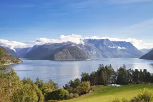 Empty Nordic Landscapes Drucke: View over the Eidfjord, Norway