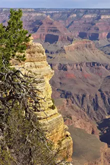 Erosion Landscape Photography Drucke: View on eroded rock formations