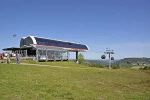 Mountainous Scenery Europe Drucke: View of Ettelsberg mountain station