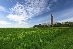 Uninhabited Island Views Drucke: A view of the Fluegge lighthouse