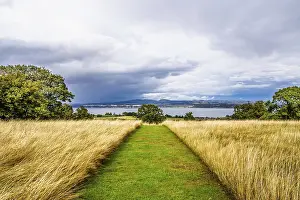 United Kingdom Water Bodies Drucke: View of Forth Estuary from House of the Binns