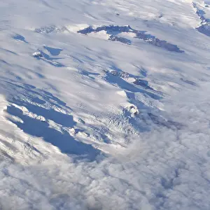 Frozen Rock Formations Drucke: View of glaciers, structures, rocks in ice