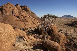 Travel Photography Namibia Drucke: View from the Great Spitzkoppe