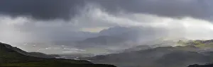 No People In Sudurland Drucke: View from Haifoss to the east