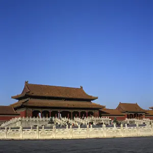 Cultural Monument Asia Drucke: View of the Hall of Supreme Harmony