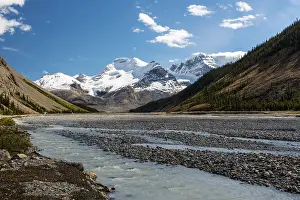 Canadian Rockies Drucke: View from Highway Icefields Parkway