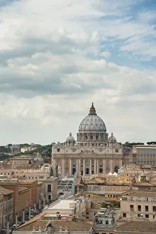 Vatican Cityscape Drucke: View over historic centre and St