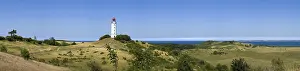 Hiddensee Island Lighthouse Drucke: View of the lighthouse Dornbusch