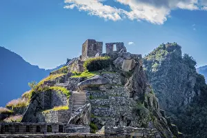 Drucke von Ein Blick auf die Ruinen von Machu Picchu, Peru Machu Picchu Drucke: Ein Blick auf die Ruinen von Machu Picchu, Peru.