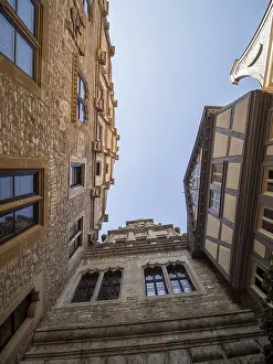Southern Germany Cityscape Drucke: View up to the Main Gate, Town Hall