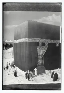 Middle East Landmark Drucke: View of Mecca with the Kaaba, c