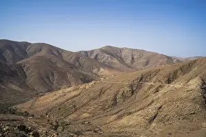 Canary Islands Mountain Range Drucke: View of the mountain landscape from the Risco de las Penas viewpoint