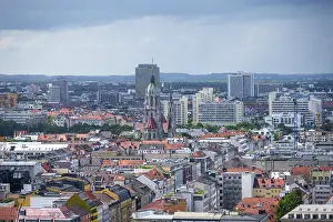 Bavarian Landscape Drucke: View over Munich