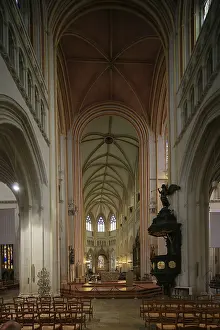 Historic City Center Photography Drucke: View from the nave to the choir